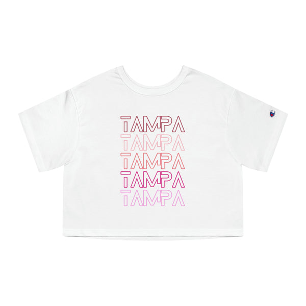 Tampa Retro Repeat Champion Crop Tee