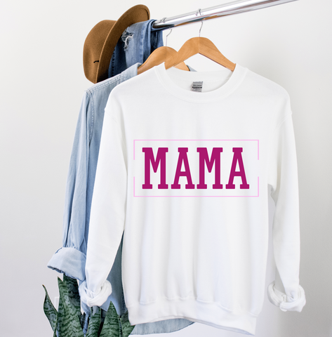 Mama Pink Crewneck Sweatshirt