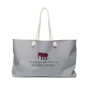 Better at Bryant-Denny Weekender Bag - Light Gray
