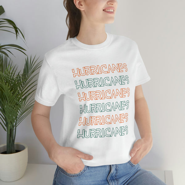 University of Miami Hurricanes Retro Repeat Tee