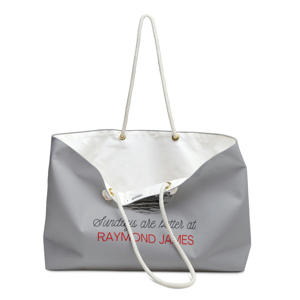 Better at Raymond James Weekender Bag - Light Gray