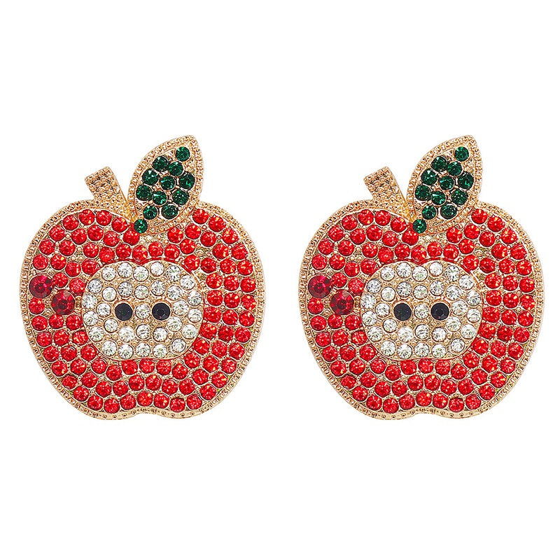 Teacher's Pet Apple Stud Earring