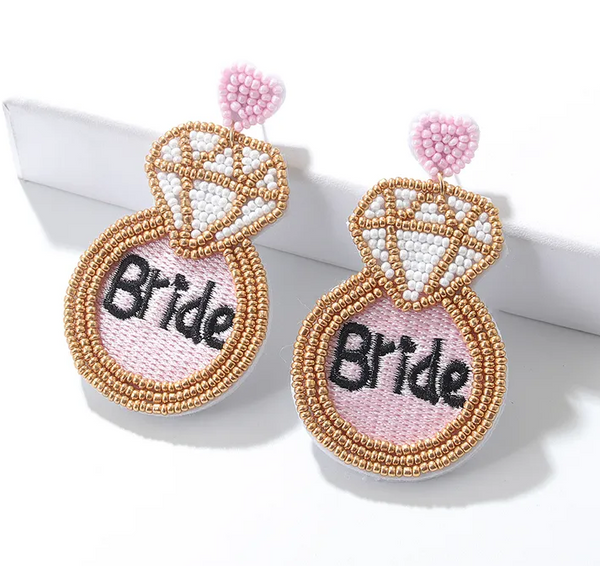 Beaded Bride Dangle