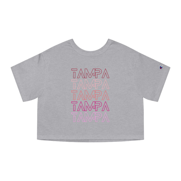 Tampa Retro Repeat Champion Crop Tee