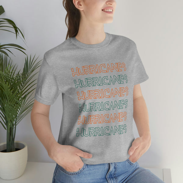 University of Miami Hurricanes Retro Repeat Tee